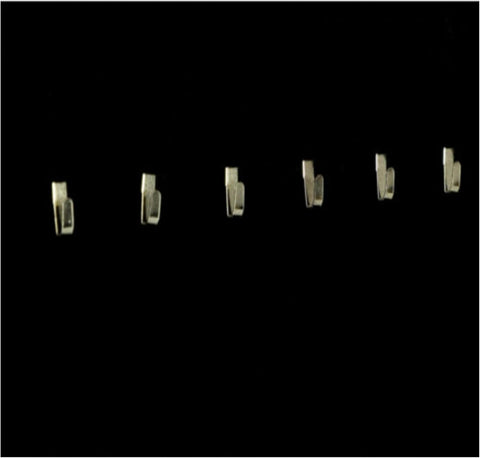 Comelyjewel Pack of 3 Black Velvet Jewelry Display Board with 17 Hooks Necklace Stands Boutique Stands Holder for Chain