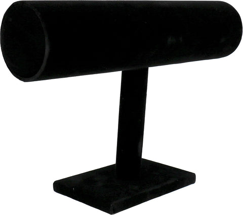 Comelyjewel 3pcs/pack Jewelry Organizer - Black Velvet 1 Row Bracelet Holder & 9" Necklace Holder Elegant Room Decor & Jewelry Organizers and Storage Solution for Fashion Accessories