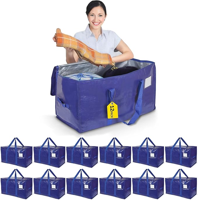 YAN & HIN heavy duty moving bags for clothes and blankets